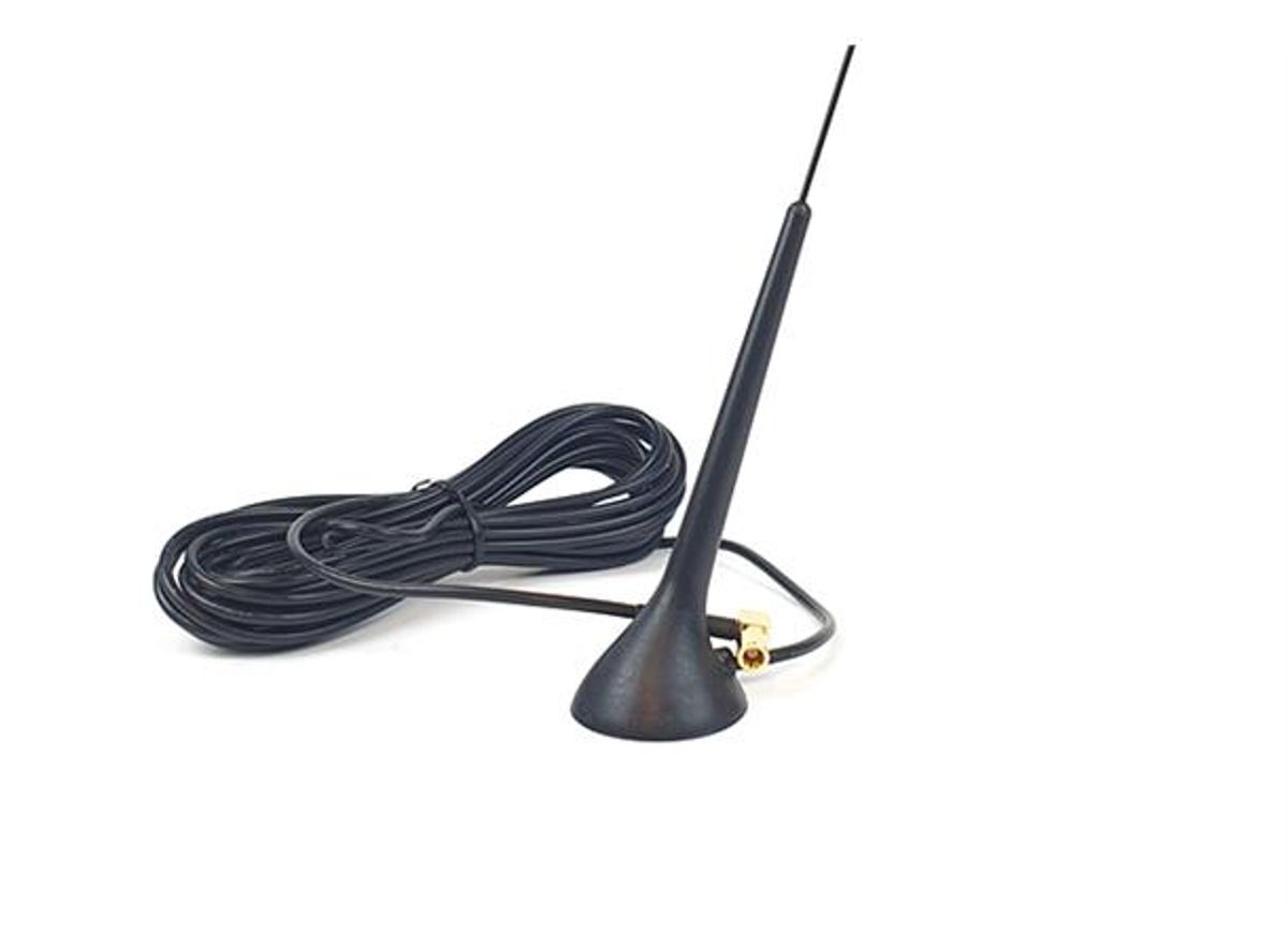 ACX - DAB+ Magnet antenne til bil 5m kabel, SMB kontakt, (SKRÅ F