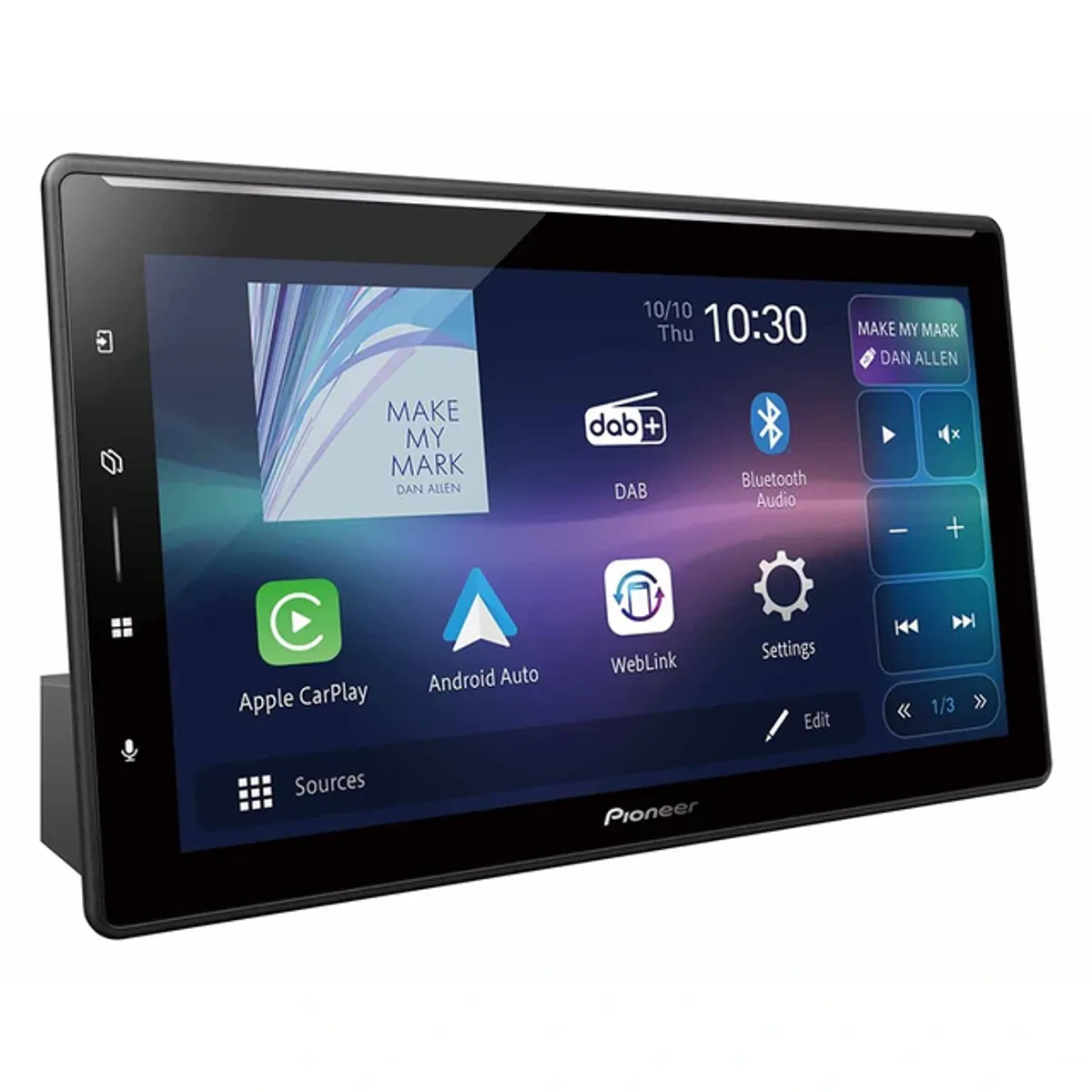 Pioneer SPH-EVO107DAB-VAG 10,1” spiller VW 4x50W