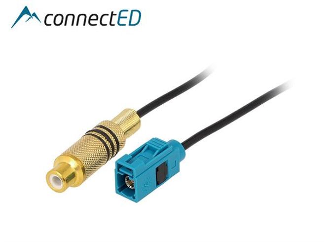 Hovedbilde ConnectED EDUN1304 videoadapter Fakra til RCA Ford, Mercedes, Porsche og Volkswagen