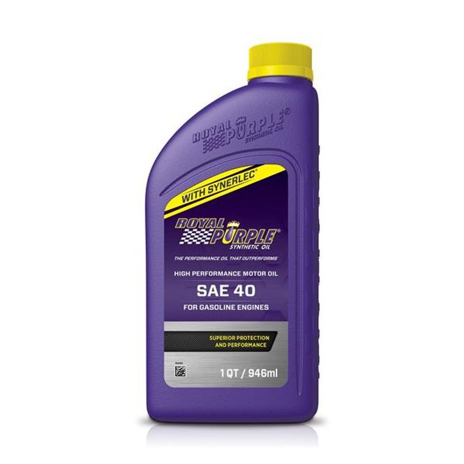 Hovedbilde Royal Purple® 01040 High Performance SAE 40 Single Grade motorolje 1q
