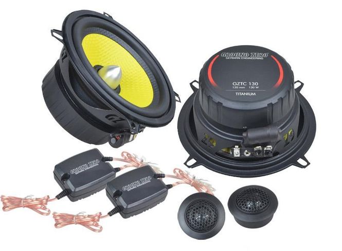 Hovedbilde Ground Zero GZTC 130.2X Titanium komponentsystem 80/130W