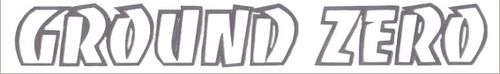 Ground Zero Sticker Silver 82x12cm