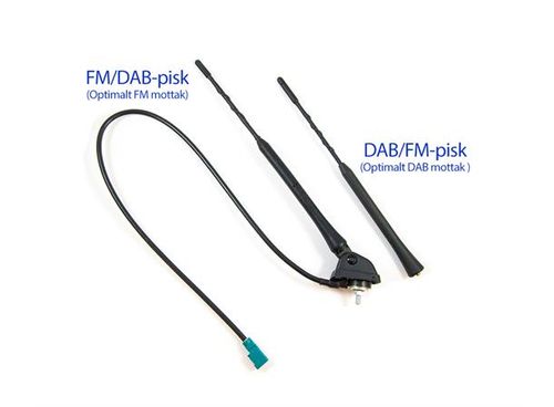 ATTB DAB-antenne - Fakra Passiv antenne for montering på tak