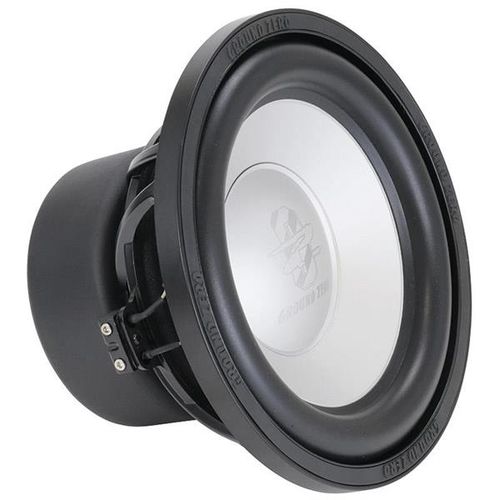 Ground Zero GZPW 10SQ 10” Plutonium Subwoofer 2x2 Ohm 400W RMS