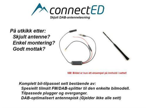 ConnectED skjult DAB-antenne (SMB) Hyundai (1995 -->)