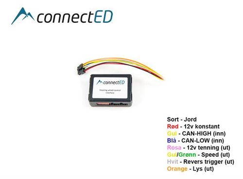 ConnectED EDVL6001 Multifunksjonsadapter Volvo XC90 2003–2014 u/aktivt lydsystem u/ryggesensorer