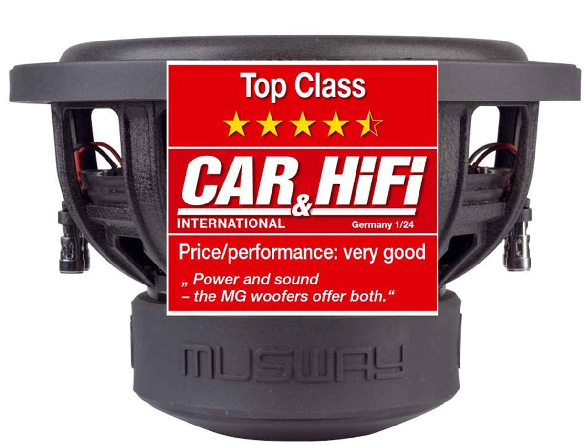 Musway MG12 SQ Subwoofer 12” 2x2 Ohm 700W RMS