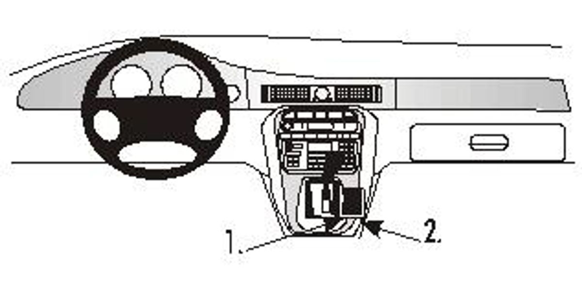 Brodit ProClip Jaguar XJR/XJ8 (1998 - 2003) Dashbord brakett
