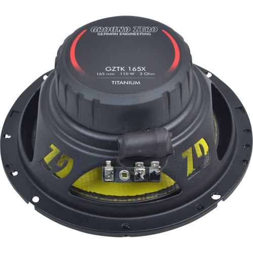 Ground Zero GZTC 165.2X Titanium 6,5” komponentsystem 100W RMS 3 ohm
