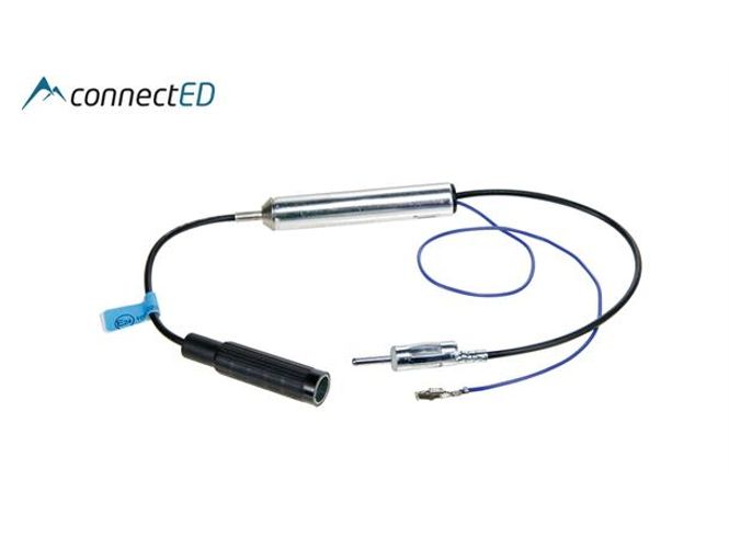 Hovedbilde ConnectED EDUN5026 Antenneadapter FM DIN–DIN (phantomstrøm)