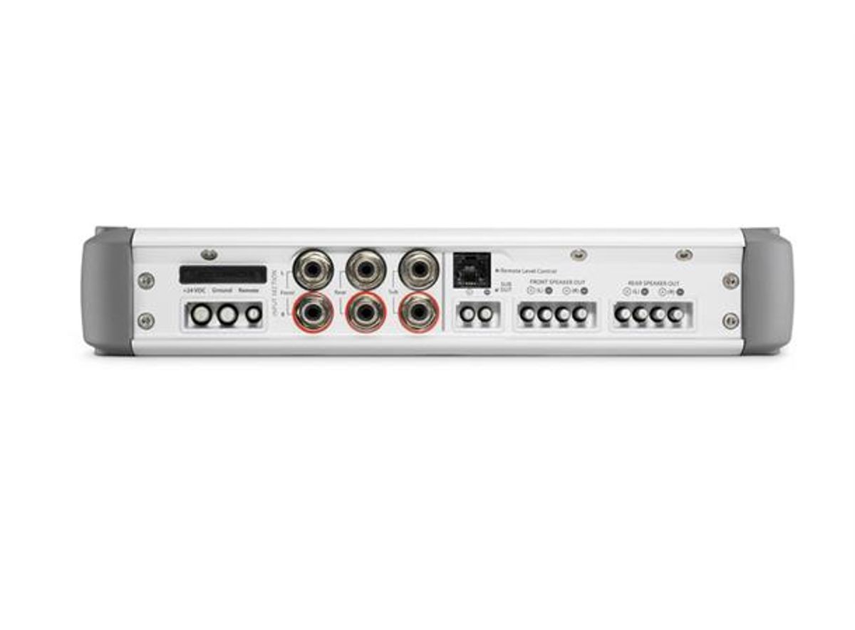 JL Audio MHD 900/5-24V forsterker 5ch HD serein, 4x100W, 1x500W
