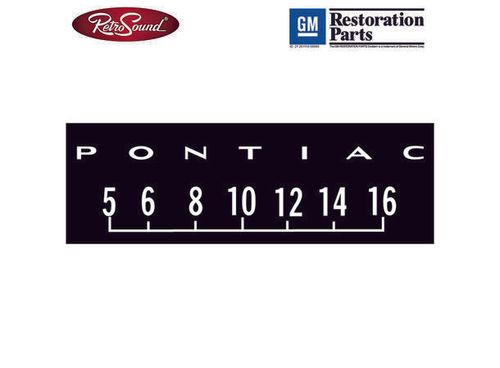 RetroSound SCP31 Skjembeskytter Pontiac logo