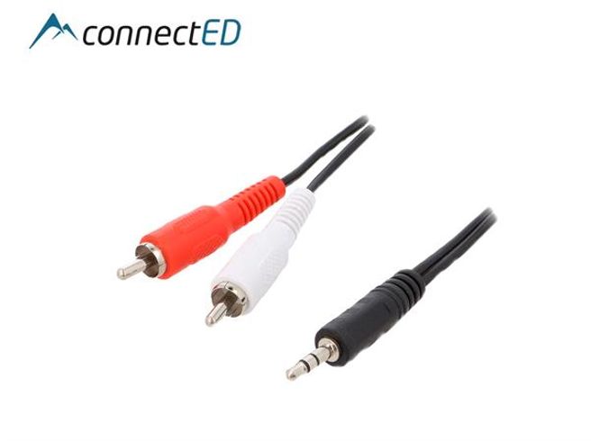 Hovedbilde ConnectED EDUN1413 minijack til RCA-adapter 1,5 meter