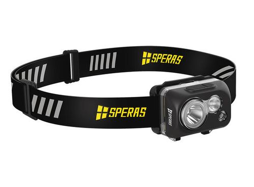 Speras B7 hode/arbeidslykt 600lm 92 meter kastelengde