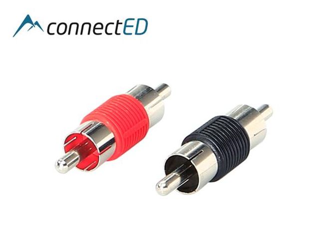 Hovedbilde ConnectED RCA/Phono skjøt (Han/Han)