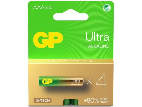 GP GP24AU-2U4 Ultra Alkaline AAA batteri LR03 4-pk