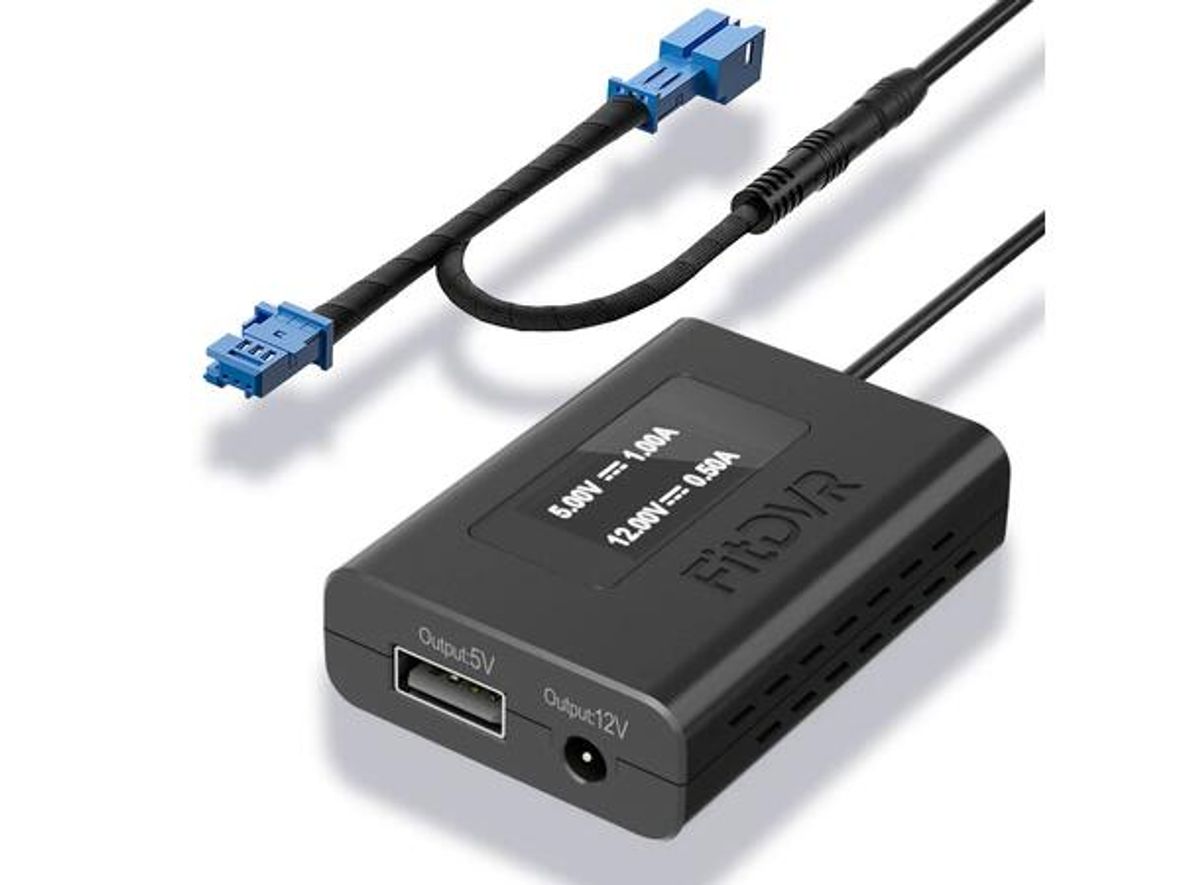 FitDVR D3-037 Dashcam Power Adapter PSA 3-pin