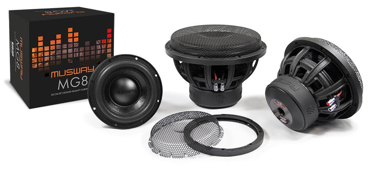 Musway MG12 SQ Subwoofer 12” 2x2 Ohm 700W RMS