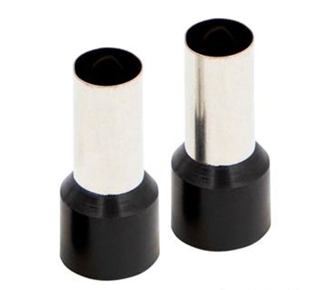 Hovedbilde InstallBay Isolerte endehylser 4 gauge Sort (stk)