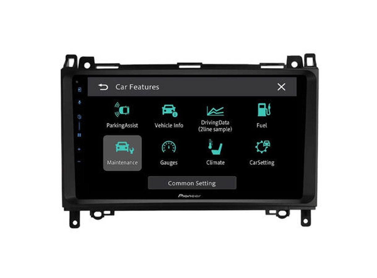Pioneer PF-MB1000 Perfect Fit 9” Mercedes A/B/V-klasse 2005–2014