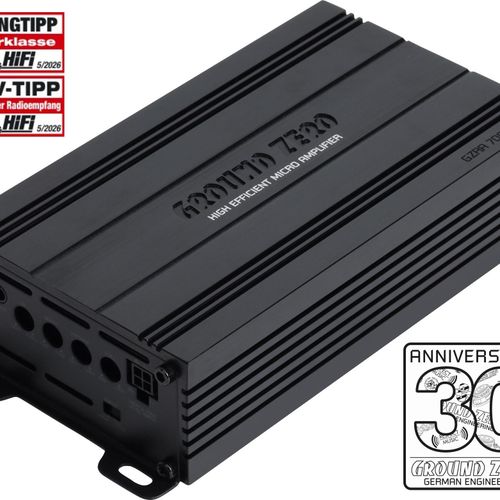 Ground Zero Radioactive SPL MINI Basspakke 26 – 6,5” basskasse, 700 W forsterker og kabelsett