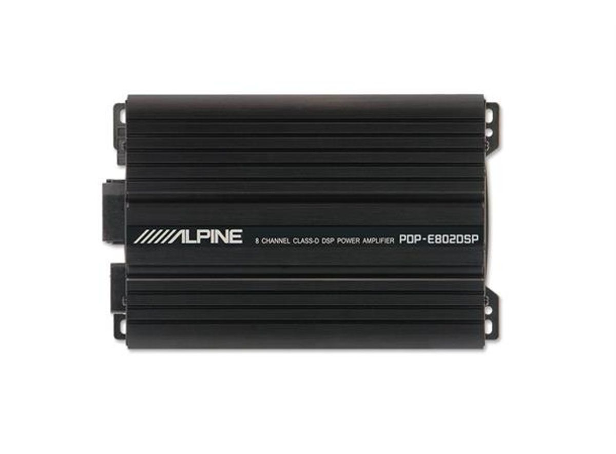 Alpine PDP-E802DSP forsterker 700Watt 8 kanaler Full DSP 24bit D