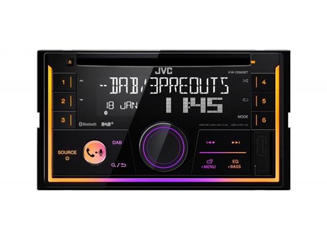 Hovedbilde JVC KW-DB95BT bilradio DAB+ Bluetooth CD USB