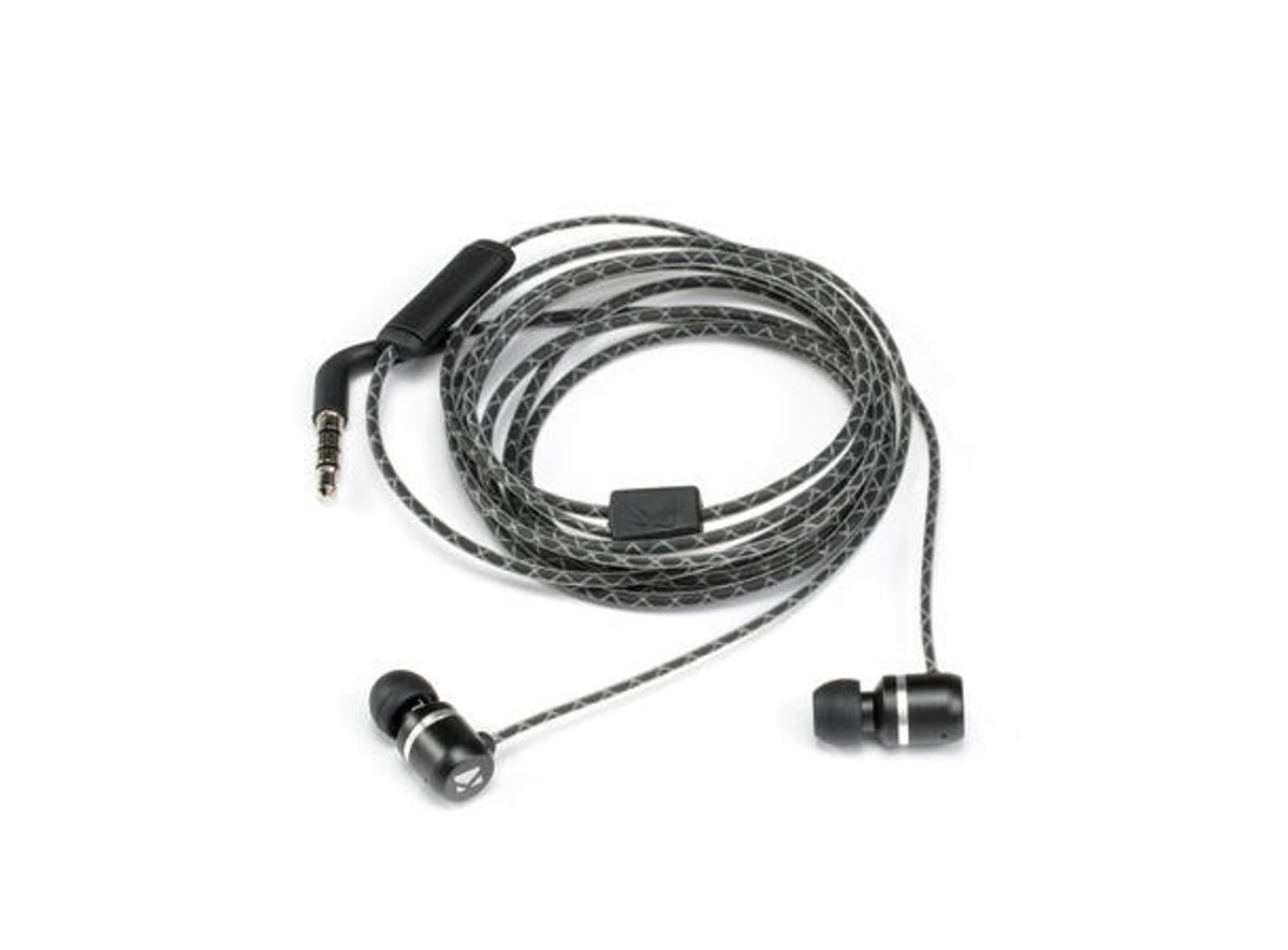 Kicker 43EB93B Micro Fit øreplugger med mikrofon og svarknapp – sort
