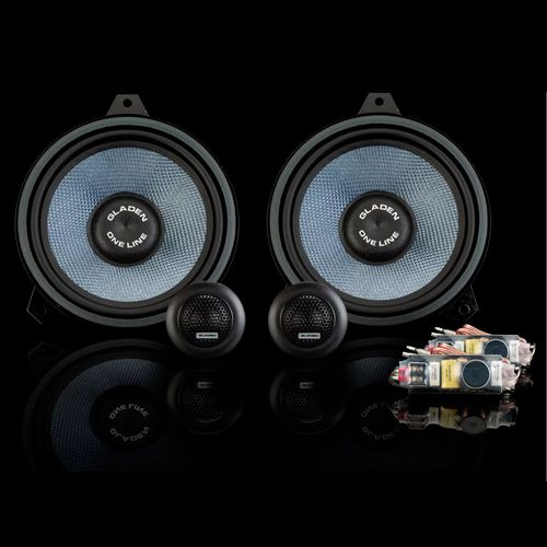 Gladen ONE 165 BMW E46 2-veis Plug & Play høyttalersett
