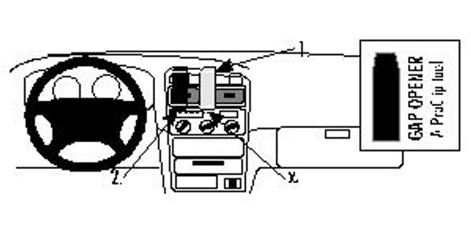 Hovedbilde Brodit ProClip 852535 Toyota Avensis 1998-2002 Senter