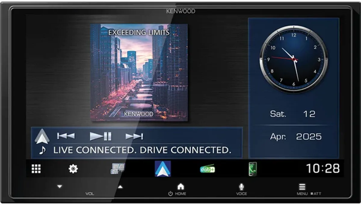 Kenwood DMX-7525DABS 2-DIN Mediaspiller DAB BT USB/Iphone CarPlay Android Auto trådløst