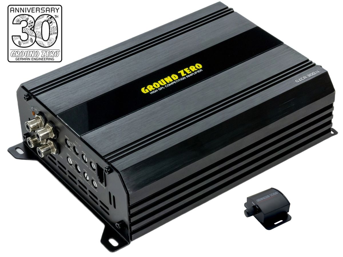 Ground Zero GZCA 300.4 4-kanals SPL-forsterker – 4 x 360 W RMS @ 1 ohm