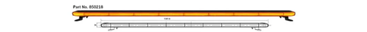 Strands 850218 Cruise Light 140cm varsellys for takmontering