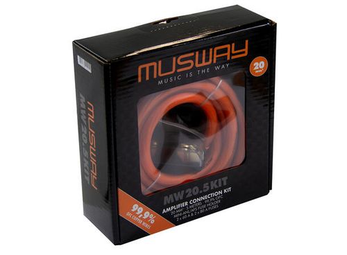 Musway MW20.5KIT 20 mm² OFC Kabelkit m/sikring og sikringsholder