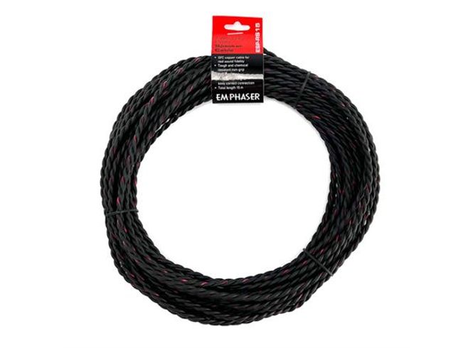 Hovedbilde Emphaser ESP-RS10 Høyttalerkabel 1.0mm2 rød/sort 15m