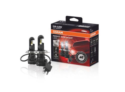 Osram 64193DWNB Night Breaker H4 LED 2pk Godkjent