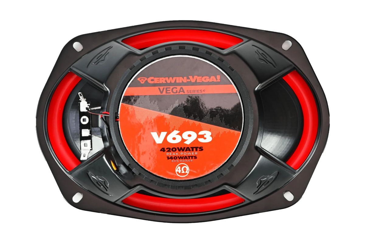Cerwin Vega V693 Vega 6x9” 3-veis koaksialhøyttalere 4 Ohm – 2025 Edition