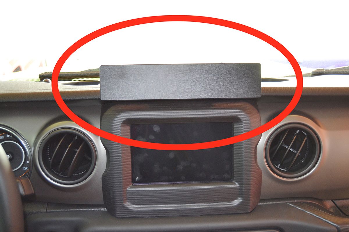 Brodit ProClip forsterket 213546 Jeep Wrangler, Gladiator 2018-2023 Senter