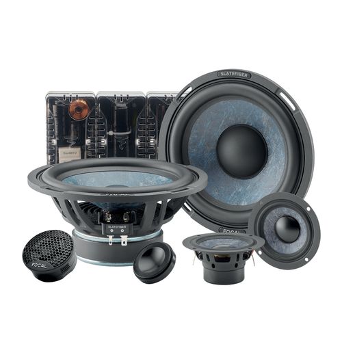 Focal 165SF3 Slatefiber 3-veis komponentsett 80W RMS 4 ohm