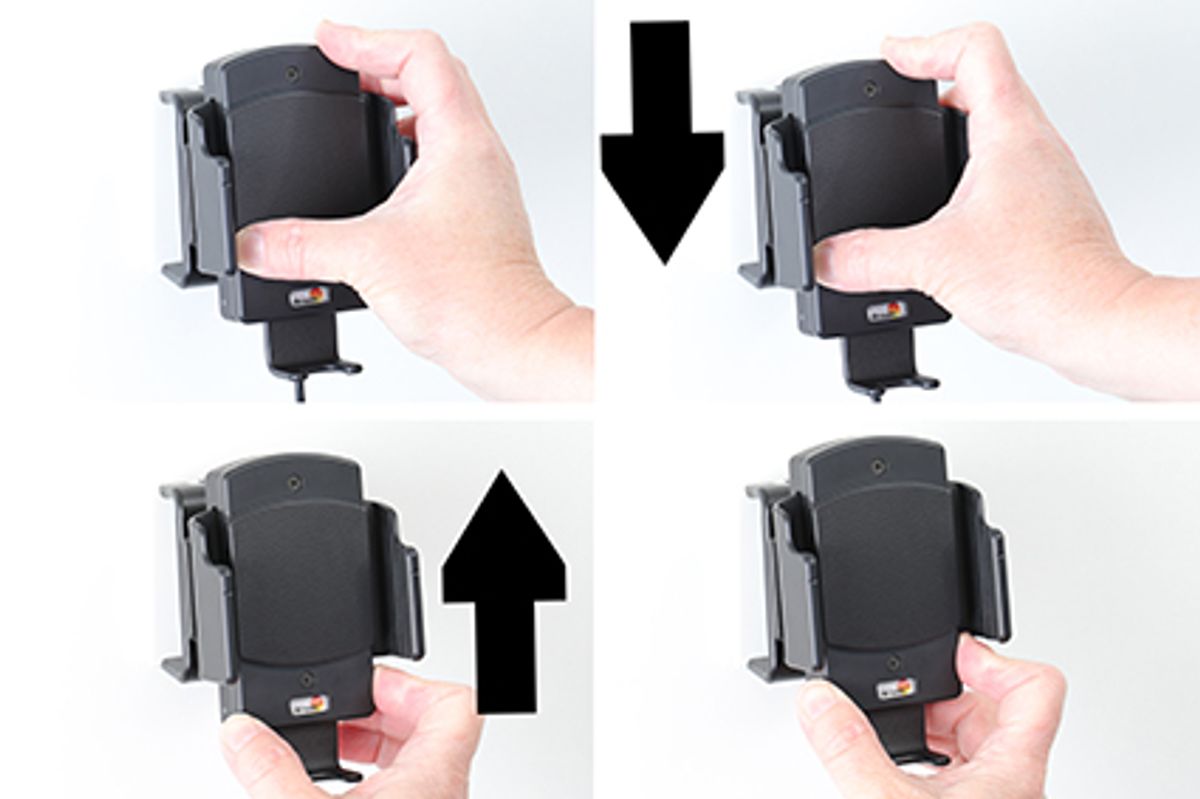 Brodit 718300 Qi trådløs lader og mobilholder for bil