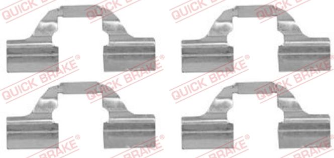 Hovedbilde Quick 109-1684 Monteringssett bremseklosser